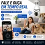 Kit 2 Câmeras Lampada E27  De Segurança Interna Externa  Ip Wifi Com Visão Noturna Ideal Casa Loja Escritorio Garagem