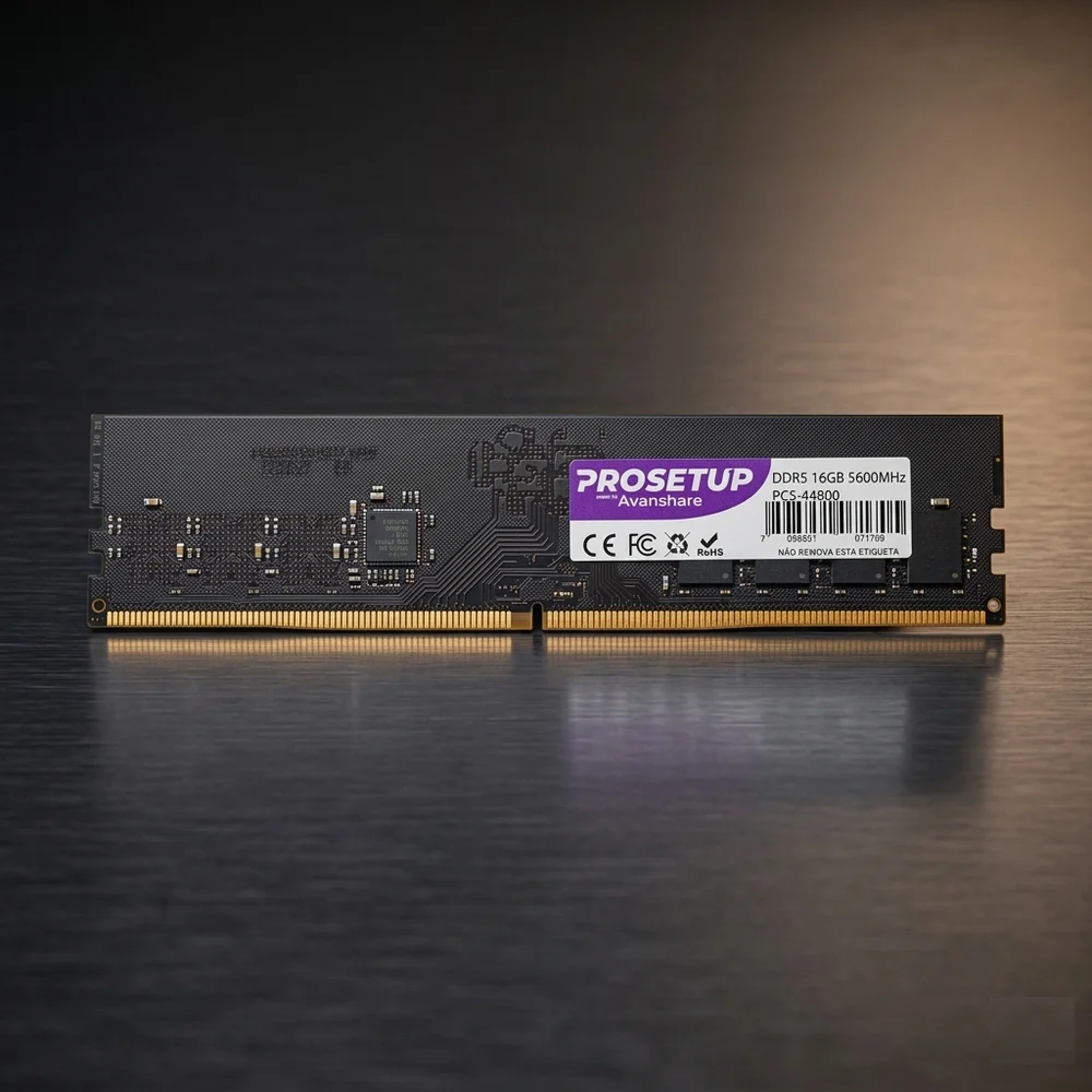 Memoria Para Desktop Ddr5 16gb 5600mhz PC5 44800 Prosetup Avanshare Memoria Para Desktop Ddr5 16gb 5600mhz PC5 44800 Prosetup Avanshare