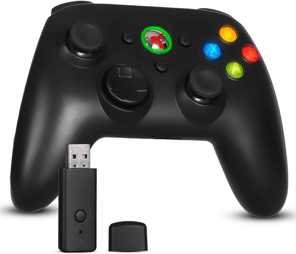 Controle X Box 360 Sem Fio +bateria Recarregável Android PC 2.4 Hz
