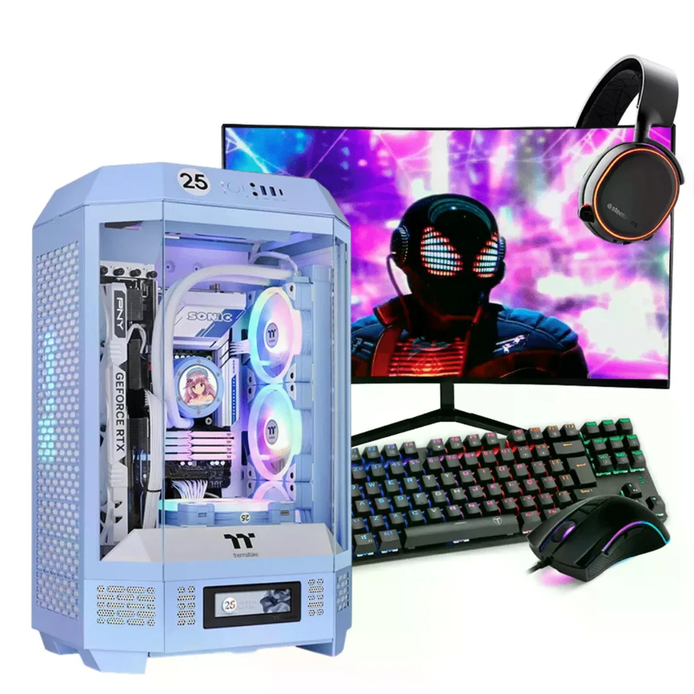 PC Gamer Completo Ryzen 5 7600x, RTX 4060, 16gb Ddr5 RGB, SSD Nvme 1TB, 700w 80 Plus, PCrzn15-e PC Gamer Completo Ryzen 5 7600x, RTX 4060, 16gb Ddr5 RGB, SSD Nvme 1TB, 700w 80 Plus, PCrzn15-e