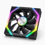 Fan Gamer Rise Mode Magneto X Reverse ARGB 120mm Preto 4 Pin PWM