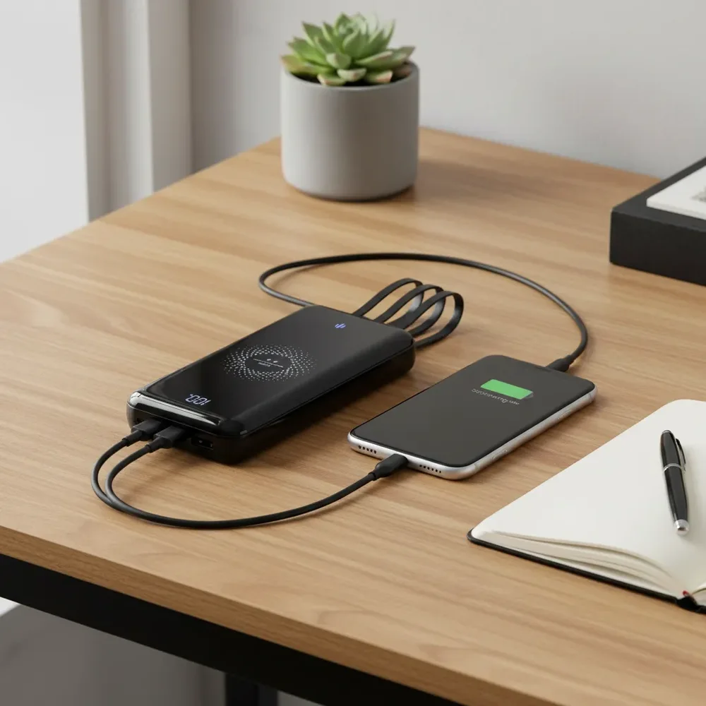 Bateria Portátil Power Bank 10.000mah 22.5w Pd Carga Rápida