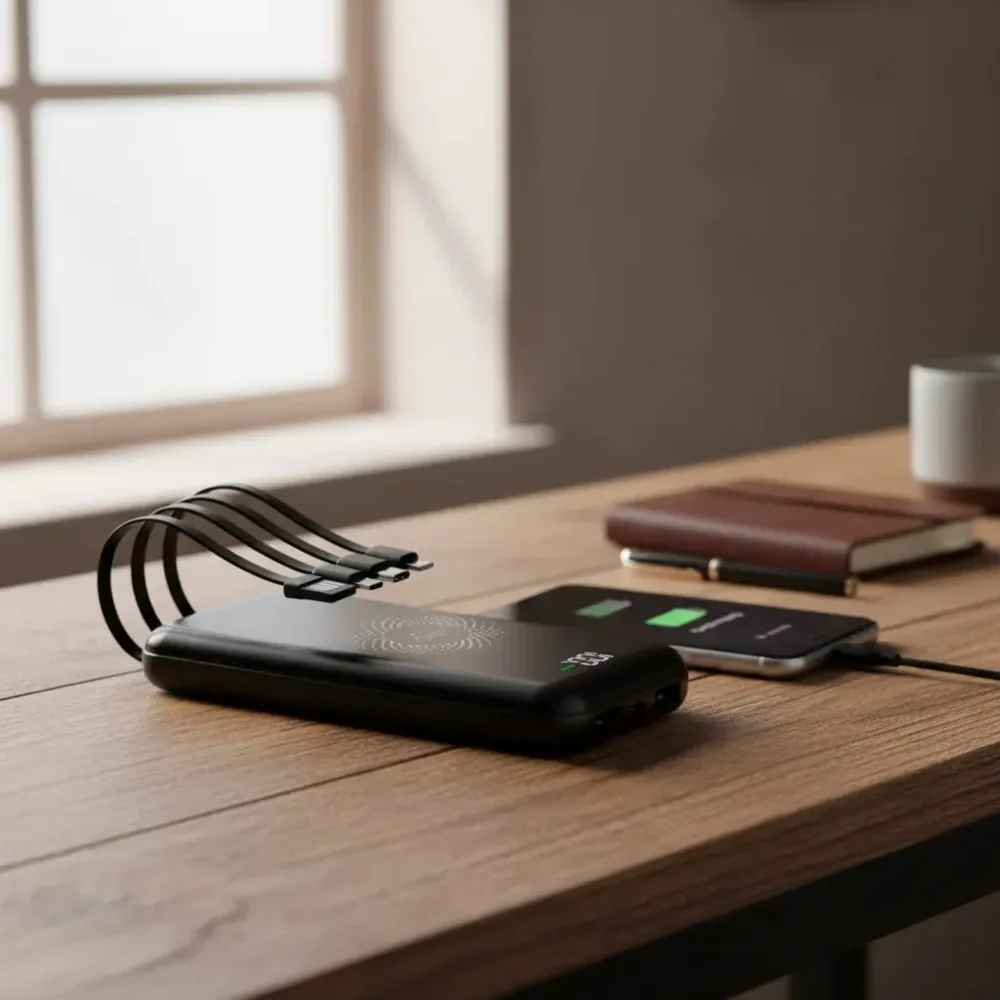 Bateria Portátil Power Bank 10.000mah 22.5w Pd Carga Rápida