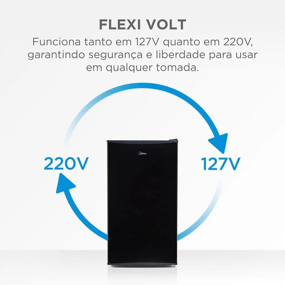 Frigobar Midea Inverter 93l Mdrd142fgd303 Preto Bivolt Frigobar Midea Inverter 93l Mdrd142fgd303 Preto Bivolt