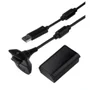 Controle X Box 360 Sem Fio Com Kit Carregador E Bateria