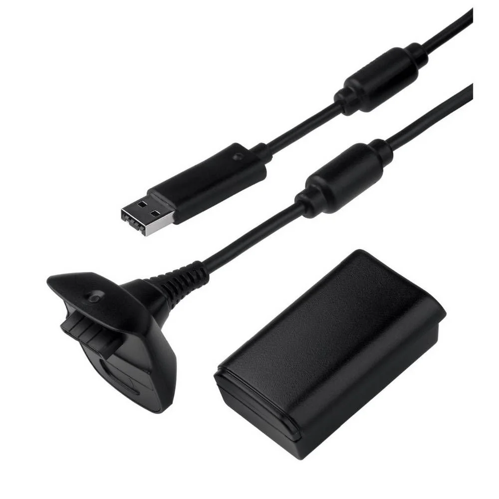 Controle X Box 360 Sem Fio Com Kit Carregador E Bateria Controle X Box 360 Sem Fio Com Kit Carregador E Bateria