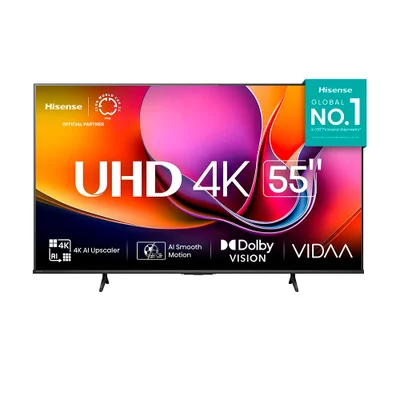 Smart Tv 4k 55 " Com Dolby Vision, Hdr10, Hlg, Dolby Gaming, Dts Virtual X, 3 HDMI + 2 Usb, Compatibilidade Alexa E Google Home - 55a6nv