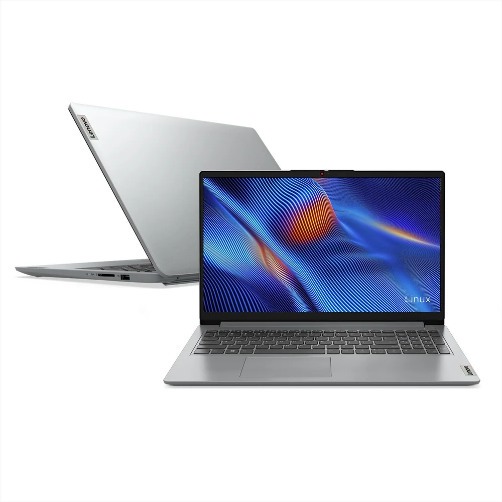 Notebook Lenovo Ideapad 1 Amd Ryzen 5 7520u 8GB 512gb SSD Linux 15." - 82x5s00700