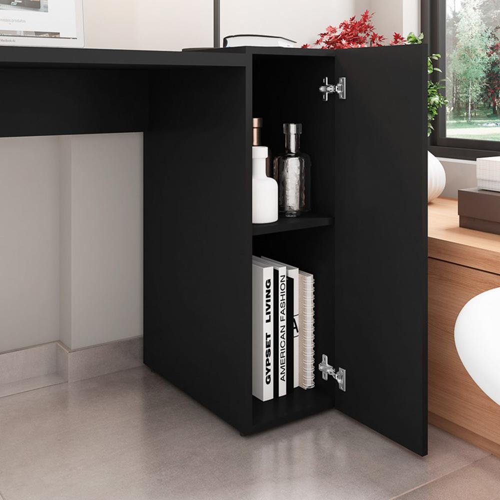 Mesa para Computador MPozenato Gamer Connection, 116 cm, Preto - H01 Mesa para Computador MPozenato Gamer Connection, 116 cm, Preto - H01
