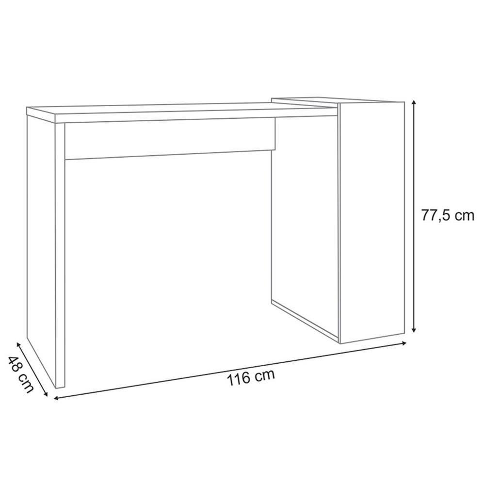 Mesa para Computador MPozenato Gamer Connection, 116 cm, Preto - H01 Mesa para Computador MPozenato Gamer Connection, 116 cm, Preto - H01