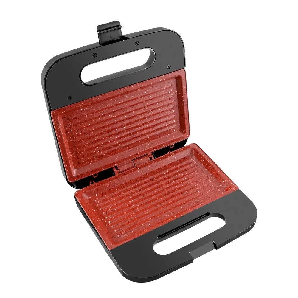 Sanduicheira e Grill Britânia Redstone, 220V, Vermelha, Base antiderrapante - Bgr09iv Sanduicheira e Grill Britânia Redstone, 220V, Vermelha, Base antiderrapante - Bgr09iv