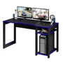 Mesa Para Escritório Gamer ME4152, Tecno Mobili - Preto / Azul