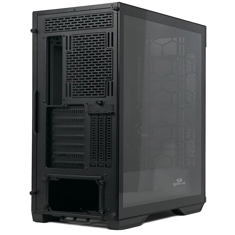 Gabinete Gamer Redragon Infernal Dragon Strafe, Mid Tower, Lateral Vidro Temperado, Sem Fan - GC-706IF Gabinete Gamer Redragon Infernal Dragon Strafe, Mid Tower, Lateral Vidro Temperado, Sem Fan - GC-706IF
