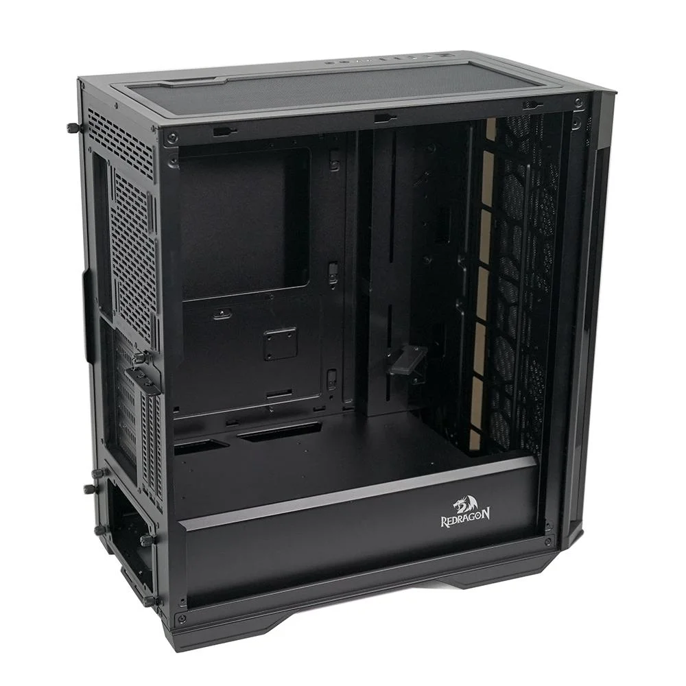 Gabinete Gamer Redragon Infernal Dragon Strafe, Mid Tower, Lateral Vidro Temperado, Sem Fan - GC-706IF Gabinete Gamer Redragon Infernal Dragon Strafe, Mid Tower, Lateral Vidro Temperado, Sem Fan - GC-706IF