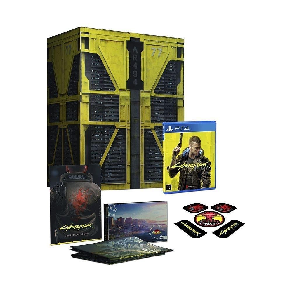 Cyberpunk 2077 para PS4 CD Projekt Red - Edição de Colecionador