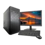 Computador Amorim Completo, Intel Core I3, 4GB, 500GB, Windows 10 + Monitor 19, Teclado, Mouse, Caixa de Som, Adaptador USB