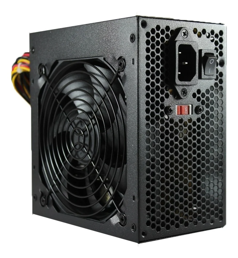 Fonte Knup ATX, 500W Real, 24P, Com Cabo, Bivolt - KP-522 Fonte Knup ATX, 500W Real, 24P, Com Cabo, Bivolt - KP-522