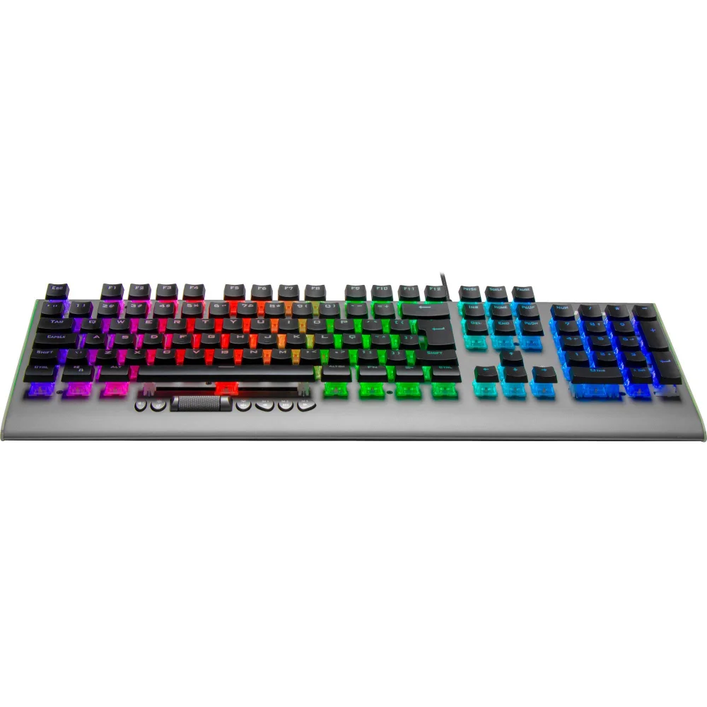 Teclado Mecânico Gamer Fortrek Cruiser Cinza