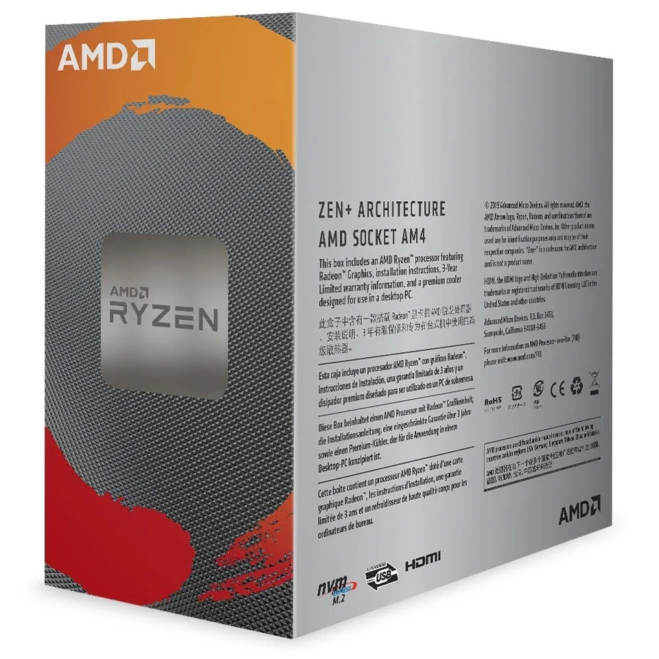 Processador AMD Ryzen 3 3200G KaBuM