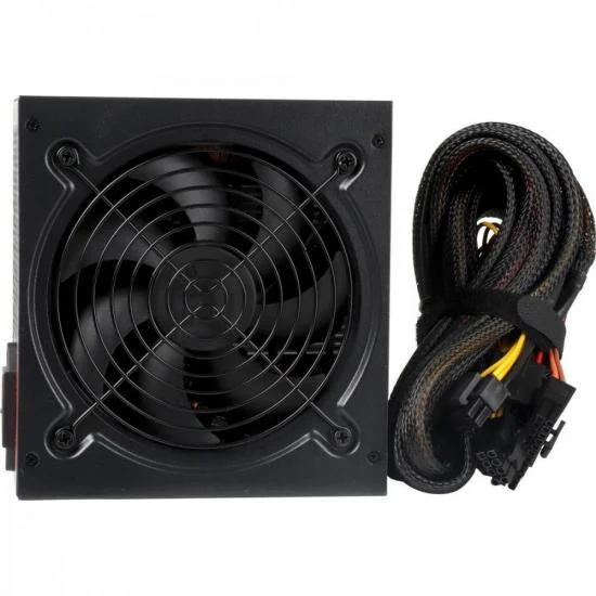 Fonte Fortrek Black Hawk ATX, 400W, 80 Plus, PFC Ativo. Fonte Fortrek Black Hawk ATX, 400W, 80 Plus, PFC Ativo.