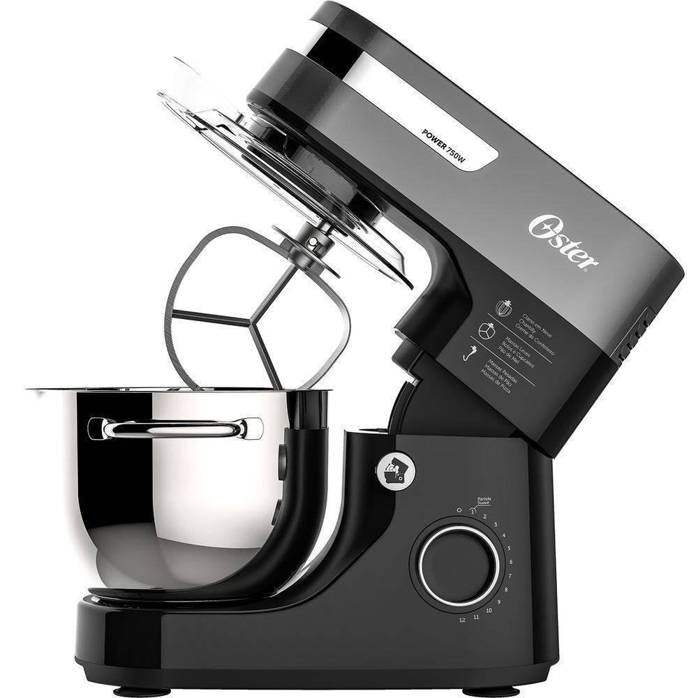 Batedeira Planetaria Power 12v 750w Oster Oba651 - Obatedeira651 Preto/inox 110 Volts