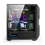 Gabinete Gamer Hayom, Mid Tower, ATX, Matx, Mini-itx, Lateral Em Vidro Temperado, 3 Fans RGB, Mesh Frontal