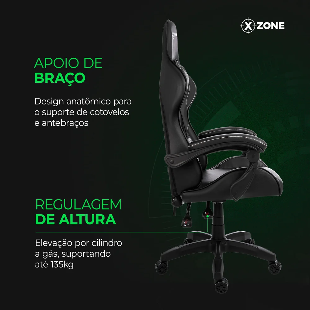 Cadeira Gamer Premium Xzone Cgr01bw