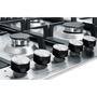 Cooktop Midea 5 Queimadores Com Tripla Chama Ferro Fundido Inox Bivolt Cya5b