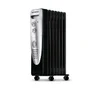 Aquecedor A Óleo Mondial 1500w A-06 Preto E Prata - 220v