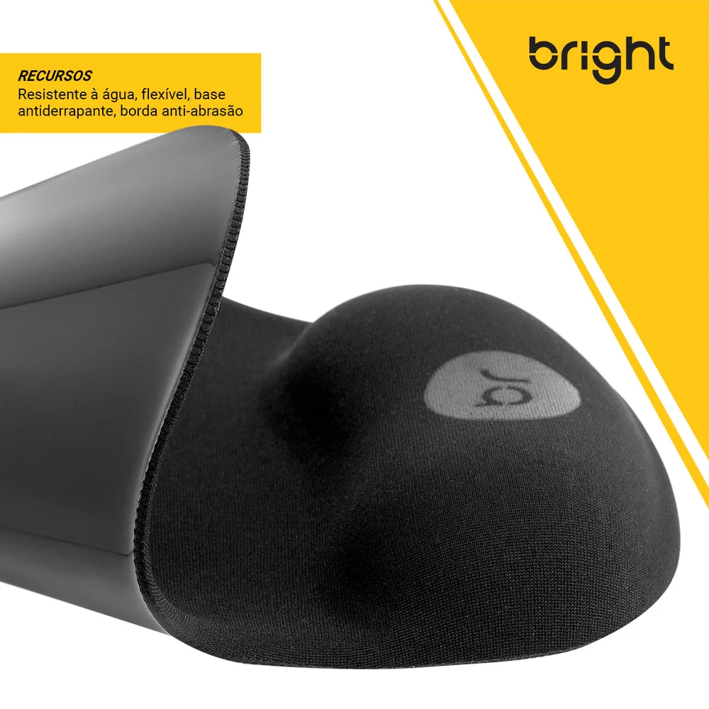 Mouse Pad Com Apoio Office Bright 307 KaBuM