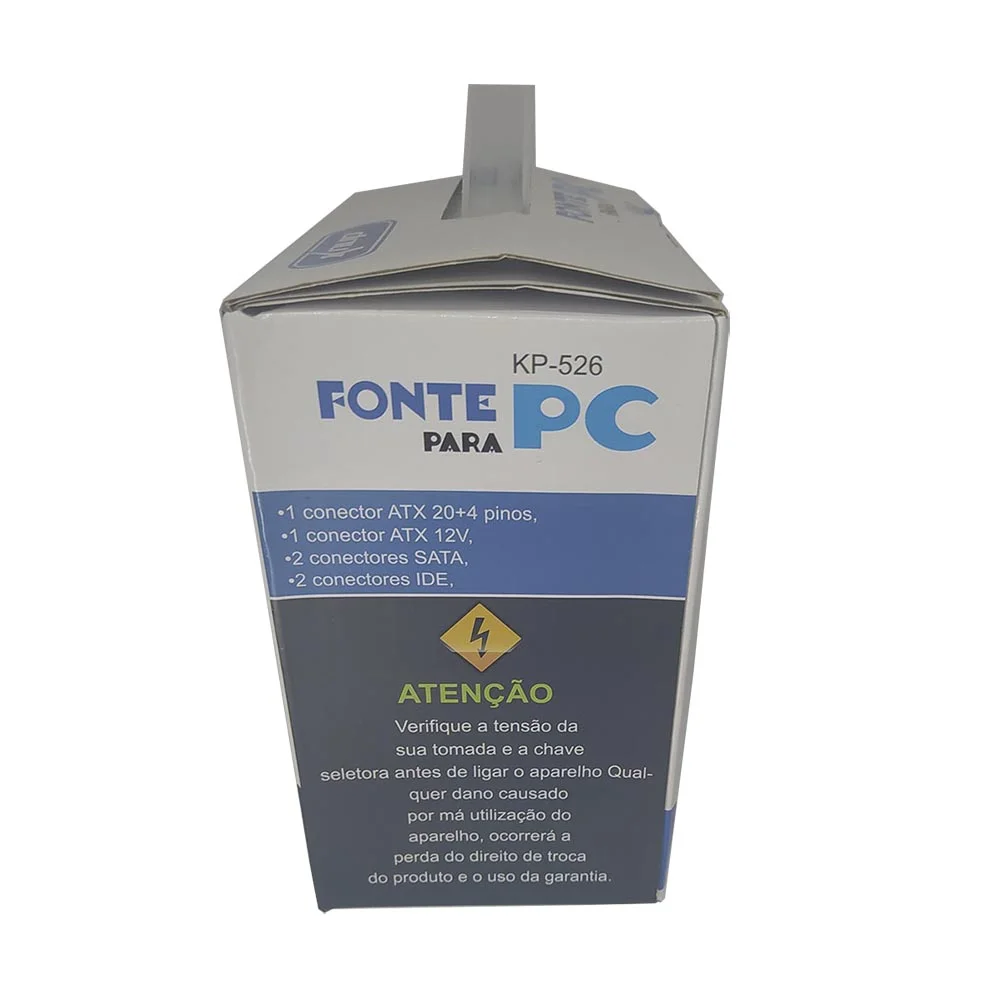 Fonte Knup ATX, 350W, Para PC - KP-526 Fonte Knup ATX, 350W, Para PC - KP-526