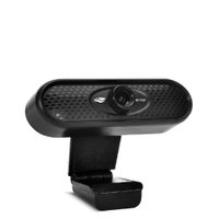 WebCam C3Tech WB-71BK, Resolução HD 720p, USB 2.0, 1MP, 30 FPS, Microfone Embutido