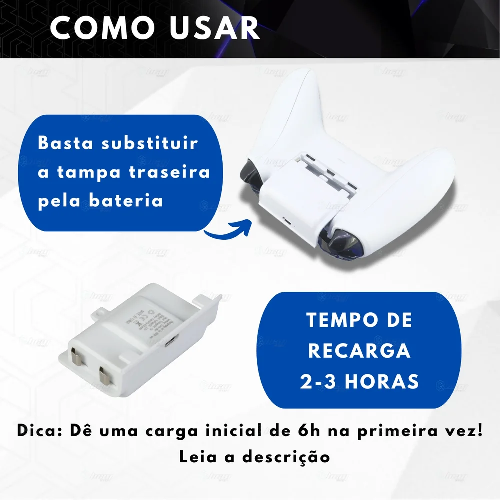 Bateria Recarregável Dobe C/ Cabo para Xbox One S/X