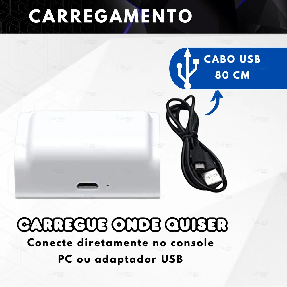 Bateria Recarregável Dobe C/ Cabo para Xbox One S/X