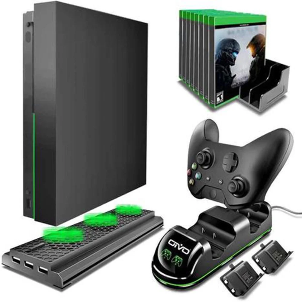 Kit De Acessorios XBOX One X 4 Em 1 Cooler Carregador Oferta Kit De Acessorios XBOX One X 4 Em 1 Cooler Carregador Oferta