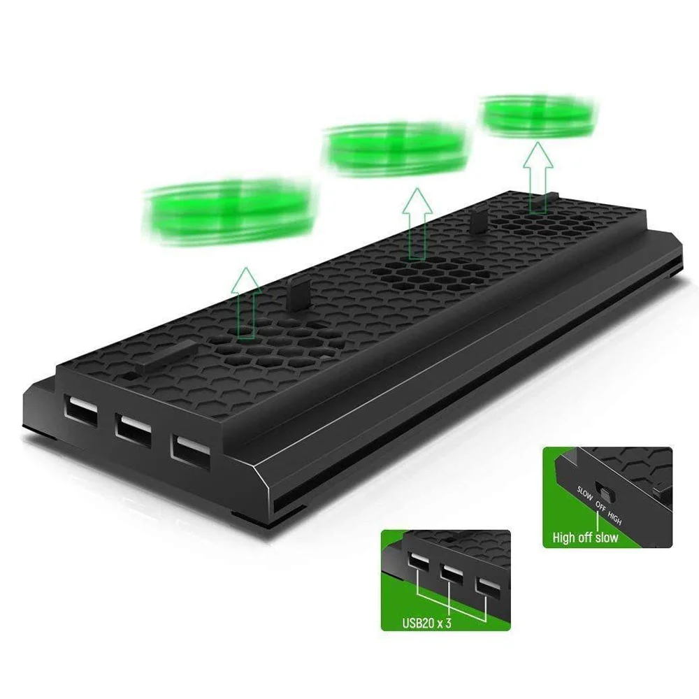 Kit De Acessorios XBOX One X 4 Em 1 Cooler Carregador Oferta Kit De Acessorios XBOX One X 4 Em 1 Cooler Carregador Oferta