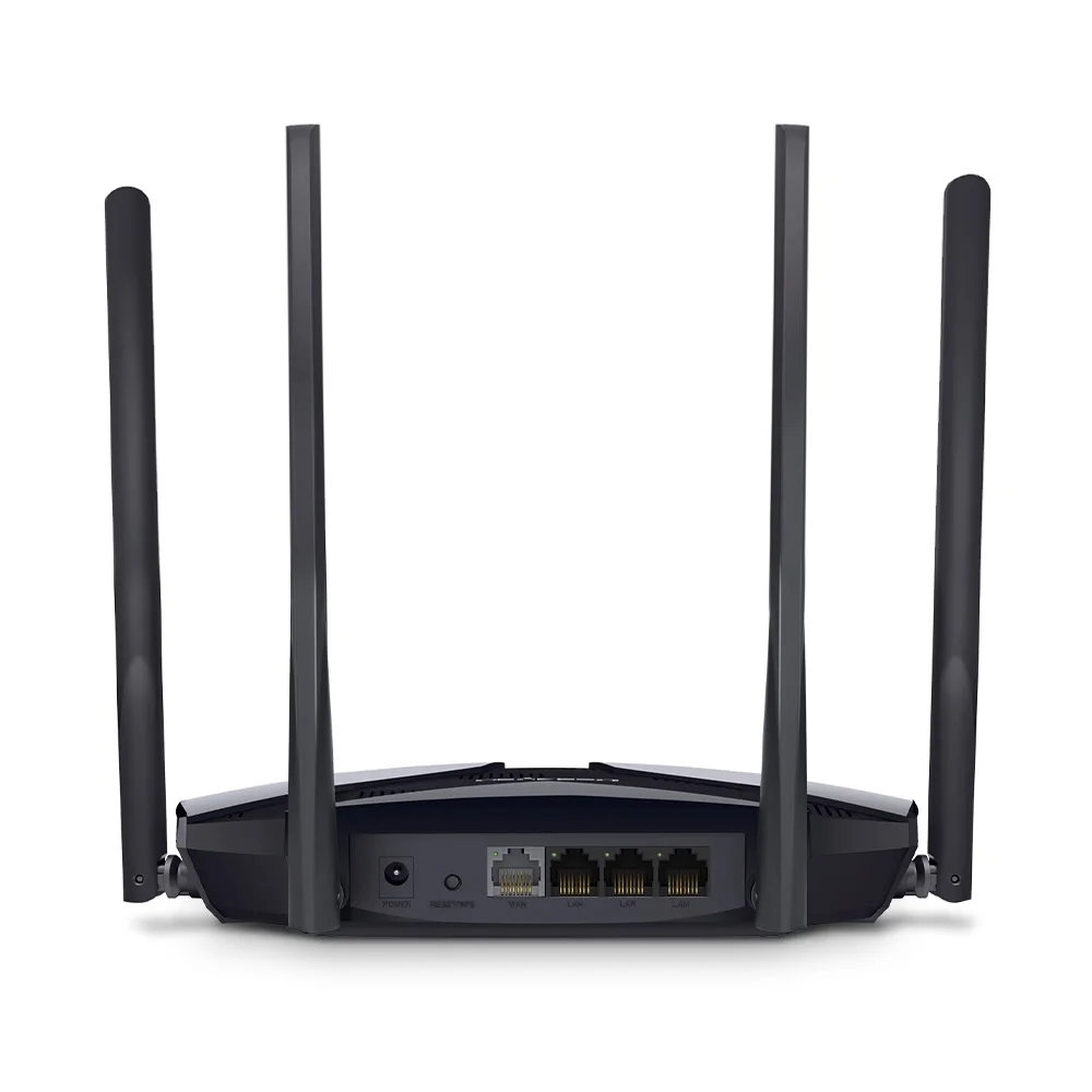 Roteador Mercusys Wi-Fi 6 Dual Band, 1800mbps, Ofdma Mu-Mimo, WPA3, BSS, IPV6, VPN – MR70X Roteador Mercusys Wi-Fi 6 Dual Band, 1800mbps, Ofdma Mu-Mimo, WPA3, BSS, IPV6, VPN – MR70X