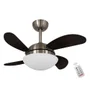 Ventilador De Teto Volare Bronze Vr28 Fly Mini Tabaco 127V e Controle Remoto