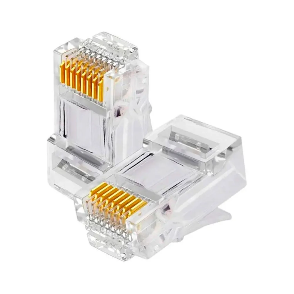 Conector Furukawa Rj45 Cat6 - Pacote Com 50 Unidades Conector Furukawa Rj45 Cat6 - Pacote Com 50 Unidades