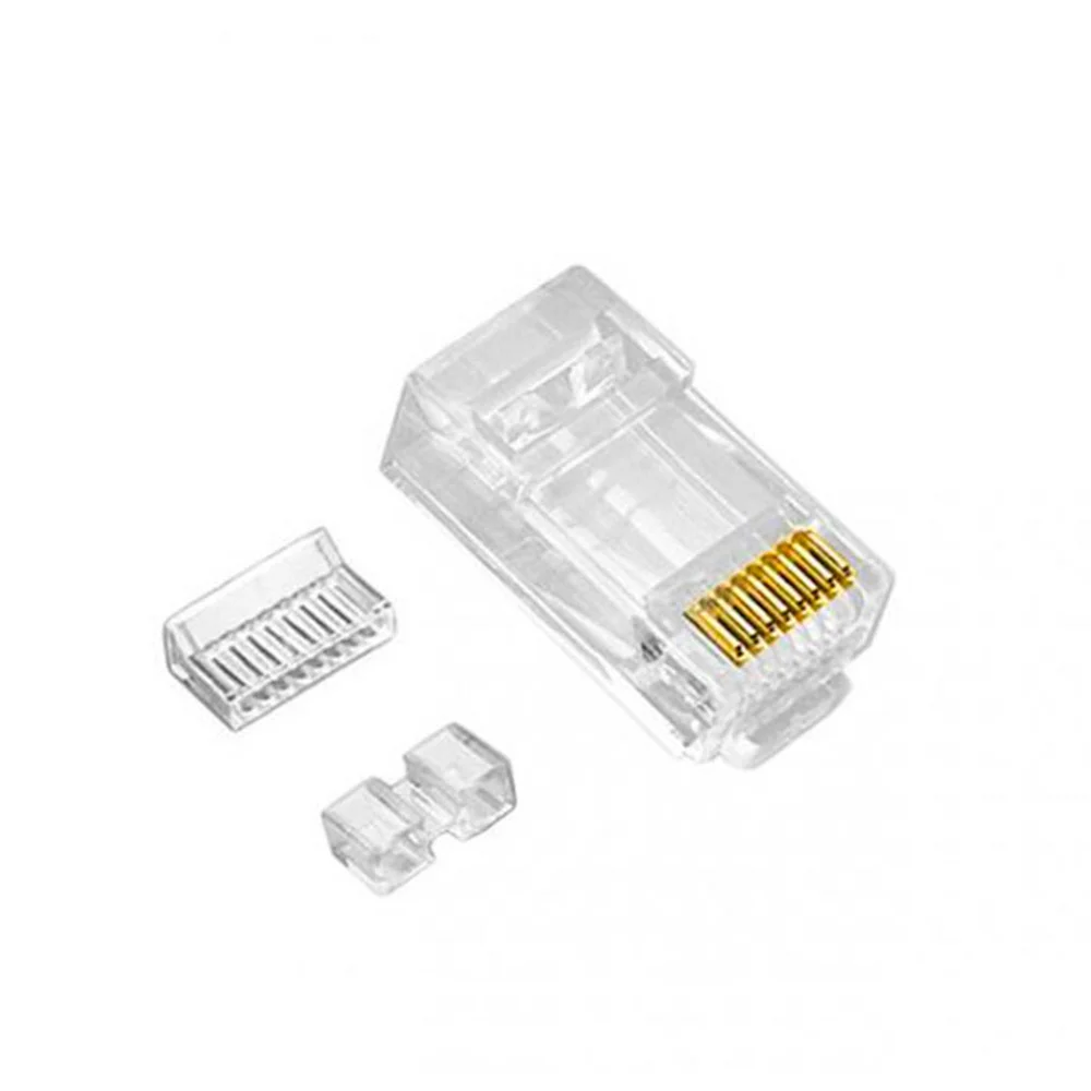 Conector Furukawa Rj45 Cat6 - Pacote Com 50 Unidades Conector Furukawa Rj45 Cat6 - Pacote Com 50 Unidades