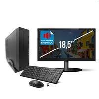 Computador Megaview Intel I5, RAM 4GB, SSD 512GB, 18,5' Polegadas + Teclado e Mouse Sem Fio - Windows Pro