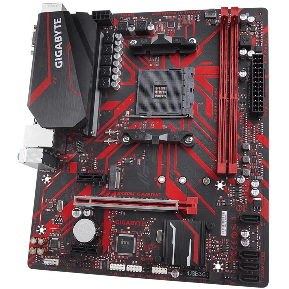 Placa Mãe Gigabyte B450M Gaming, AMD AM4, mATX, DDR4, Chipset Amd B450 Placa Mãe Gigabyte B450M Gaming, AMD AM4, mATX, DDR4, Chipset Amd B450