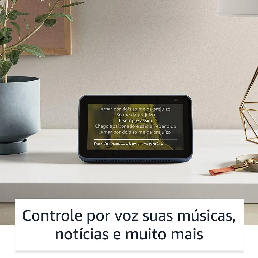 Echo Show 5, 2ª Geração Smart Speaker, Com Alexa, Display De 5 Pol, E Câmera De 2 MP, Azul - B08kjkq5c2 Echo Show 5, 2ª Geração Smart Speaker, Com Alexa, Display De 5 Pol, E Câmera De 2 MP, Azul - B08kjkq5c2