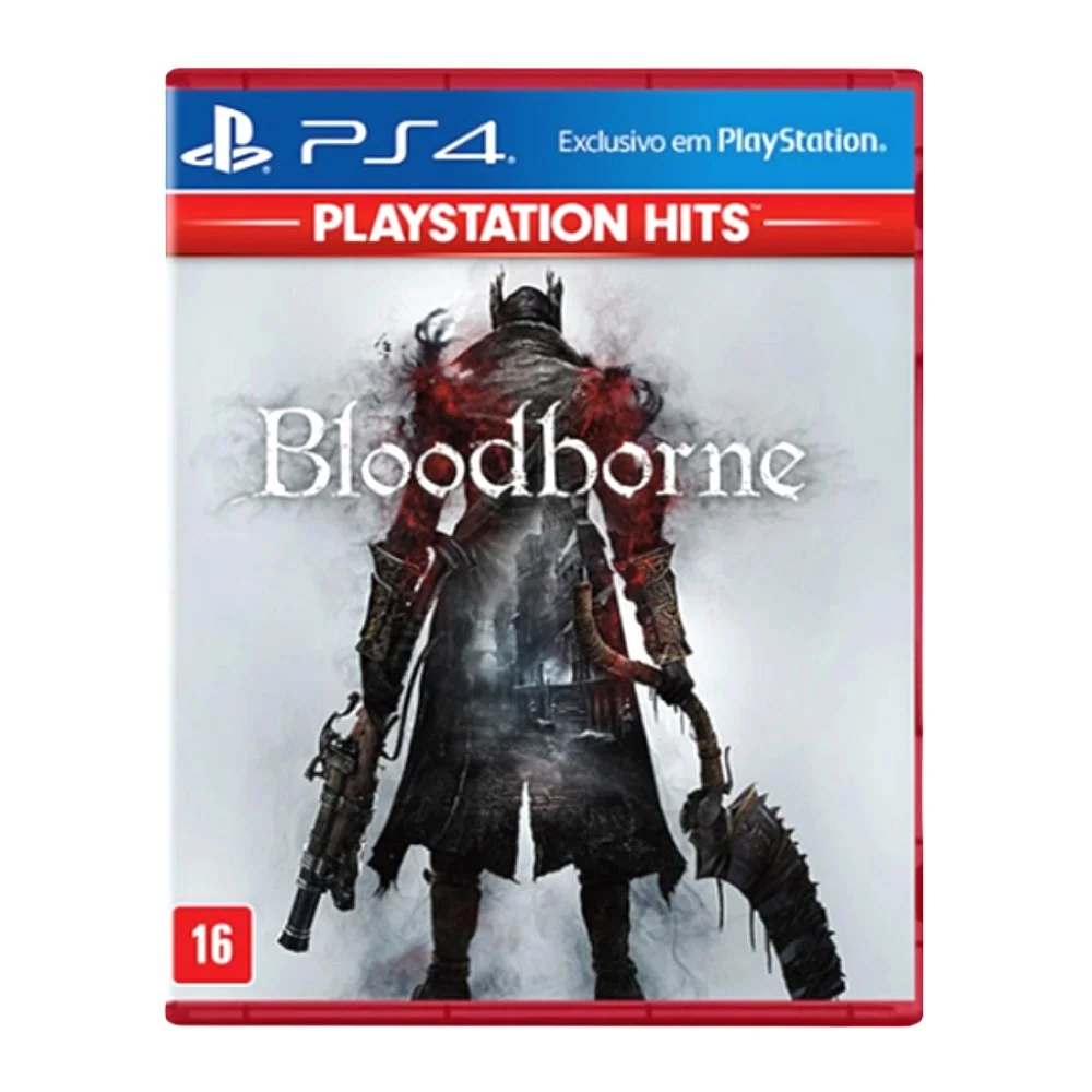 Jogo Bloodborne Playstation Hits, PS4, Mídia Física Jogo Bloodborne Playstation Hits, PS4, Mídia Física