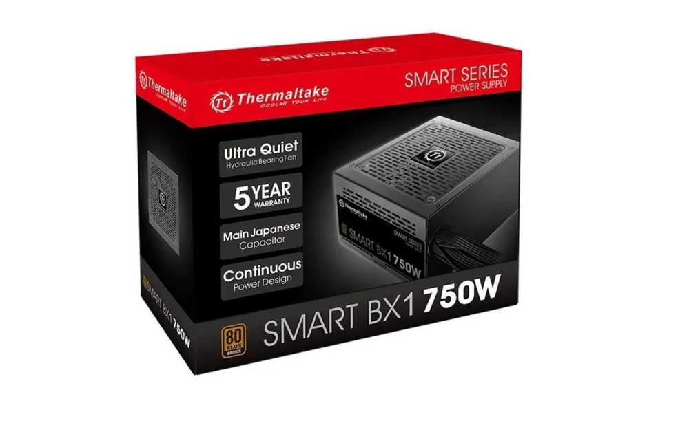 Fonte Thermaltake ATX, 750W, 80 Plus Bronze Fonte Thermaltake ATX, 750W, 80 Plus Bronze