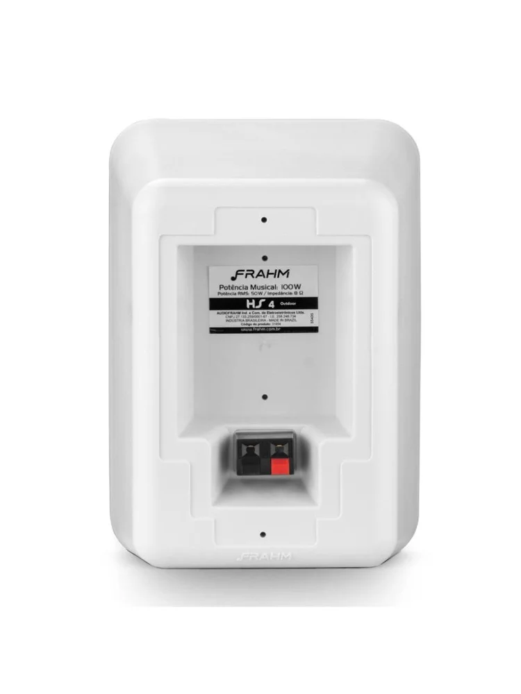 Caixa De Som Passiva Hs 4 Outdoor 100w Rms Frahm (par)