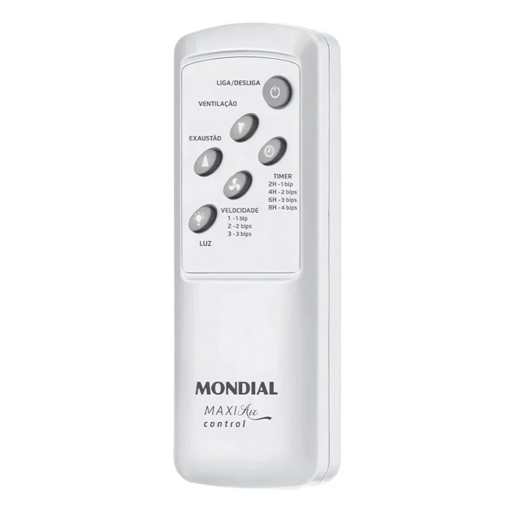 Ventilador De Teto Mondial 100cm Maxi Air Control, 125w, 127v - Vte-02