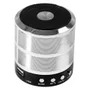 Mini Caixa De Som Speaker Com Bluetooth Usb Ws-887 Prata