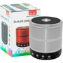 Mini Caixa De Som Speaker Com Bluetooth Usb Ws-887 Prata