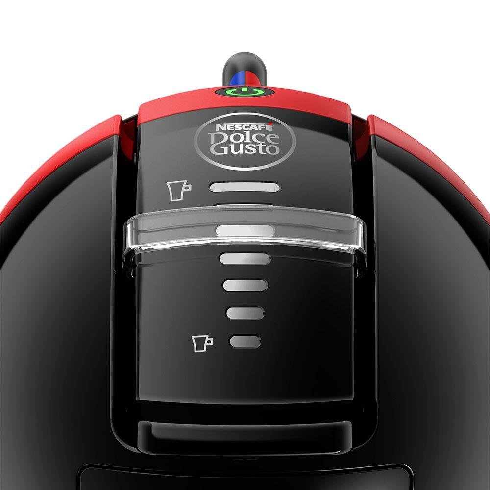 Cafeteira Expresso Arno Dolce Gusto, Mini Me, Preta/Vermelha - 110V